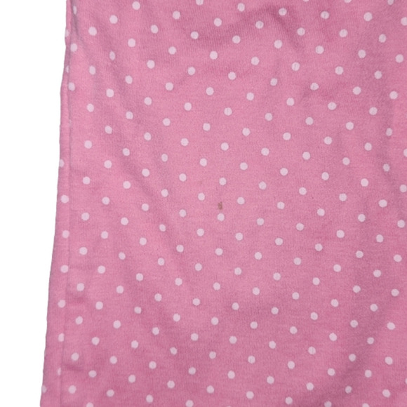 CARTERS Pink and White Polka-Dot Pants with Front Pockets with Button Accents - Picture 5 of 5